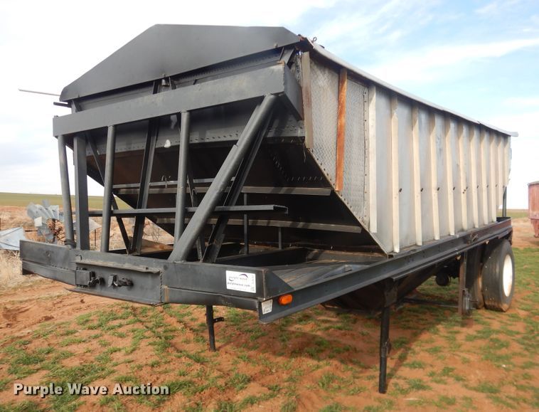 image for item DJ8282 Shop built grain trailer