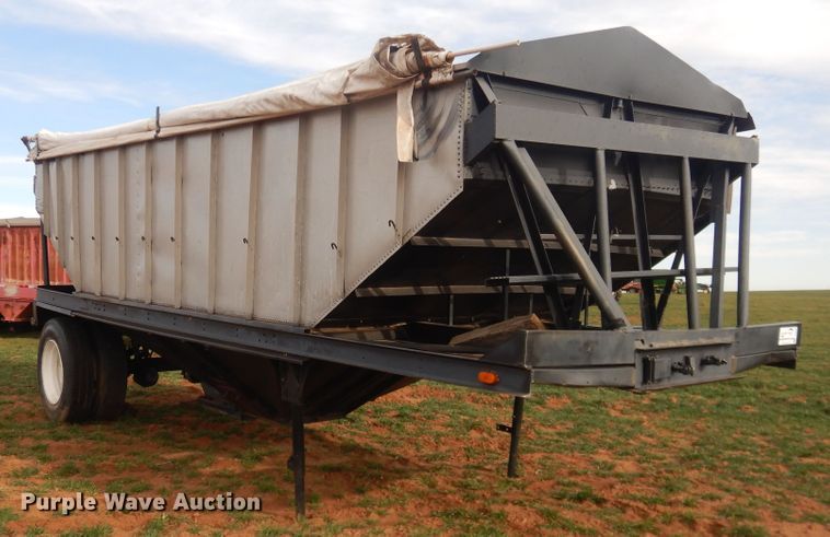 image for item DJ8282 Shop built grain trailer