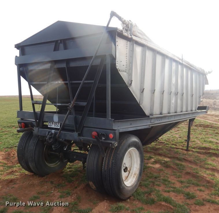 image for item DJ8282 Shop built grain trailer