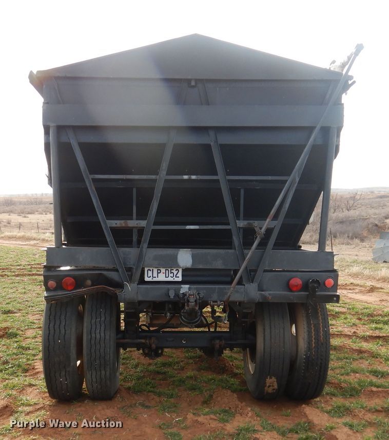 image for item DJ8282 Shop built grain trailer