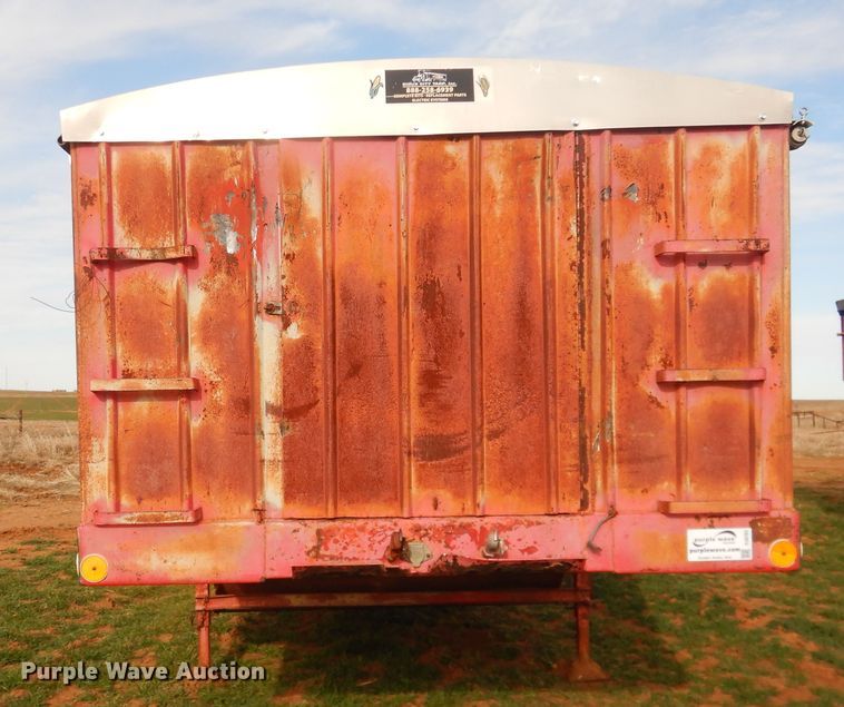 image for item DJ8283 1950 Hobbs grain trailer