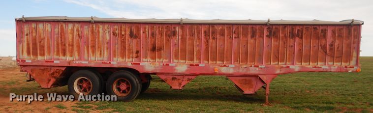 image for item DJ8283 1950 Hobbs grain trailer