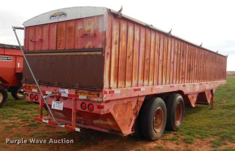 image for item DJ8283 1950 Hobbs grain trailer