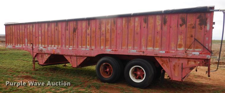 image for item DJ8283 1950 Hobbs grain trailer