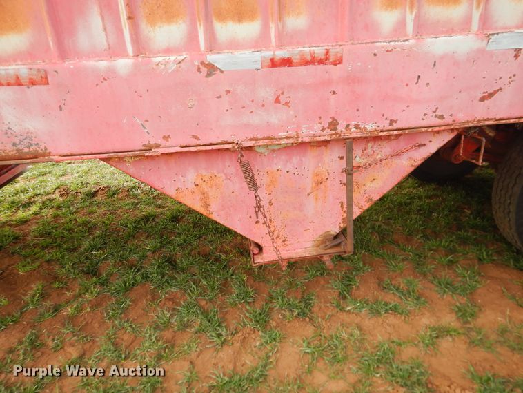 image for item DJ8283 1950 Hobbs grain trailer