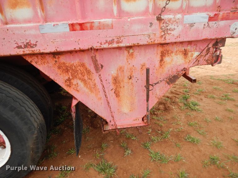 image for item DJ8283 1950 Hobbs grain trailer