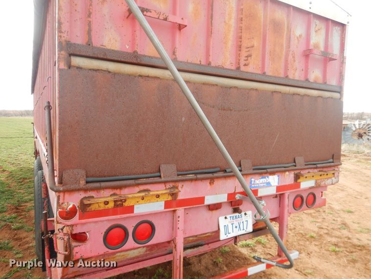 image for item DJ8283 1950 Hobbs grain trailer
