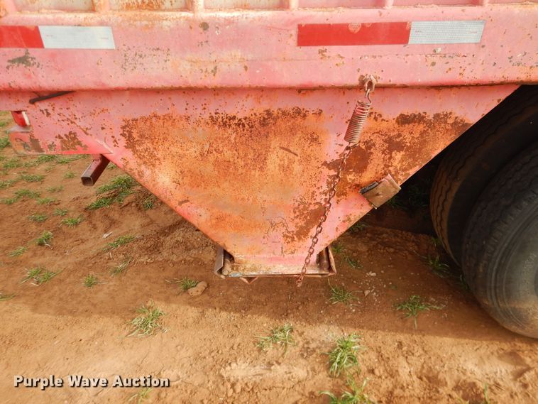 image for item DJ8283 1950 Hobbs grain trailer