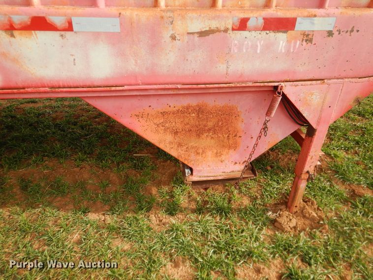 image for item DJ8283 1950 Hobbs grain trailer