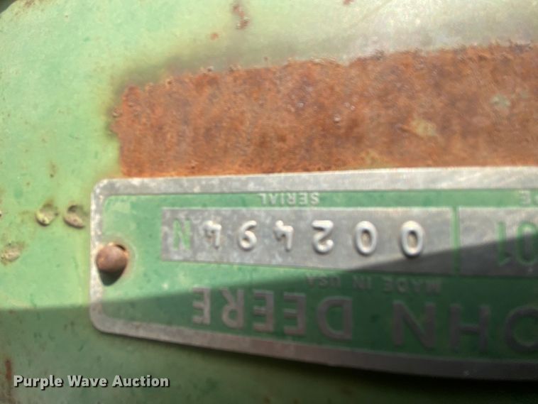 image for item DJ8287 John Deere E0401  rotary hoe