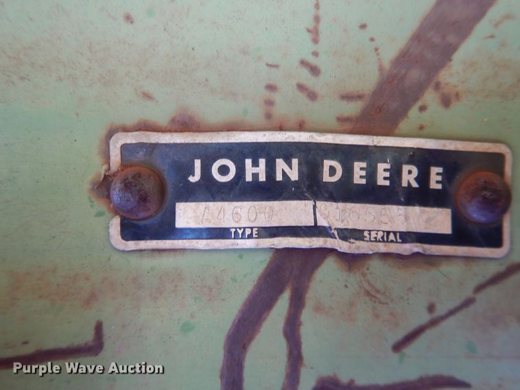 image for item DJ8295 John Deere A4600  five bottom plow