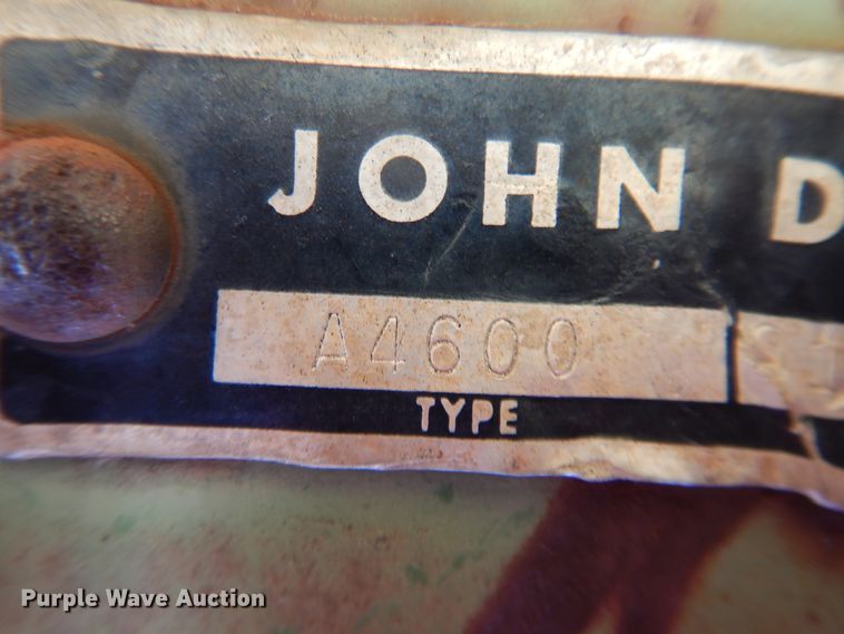 image for item DJ8295 John Deere A4600  five bottom plow