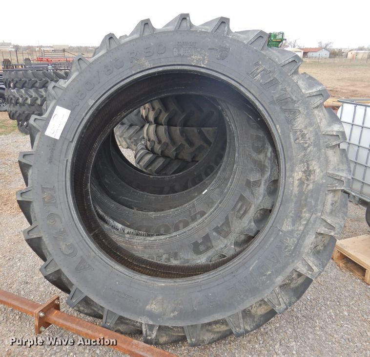 Titan Radial R1W AG49M 480/80R50 tire in Pampa, TX Item DJ8332 sold