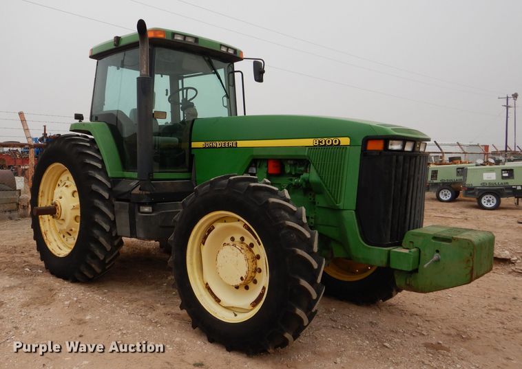 image for item DJ8823 1996 John Deere 8300  MFWD tractor
