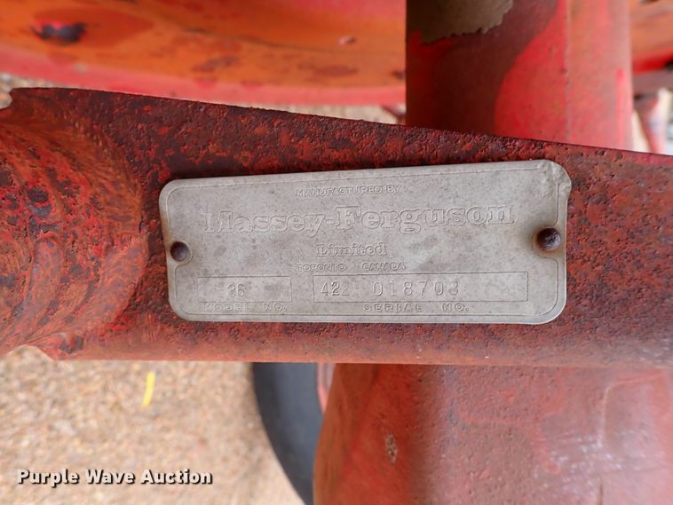 image for item DK4536 Massey-Ferguson 36 hay rake