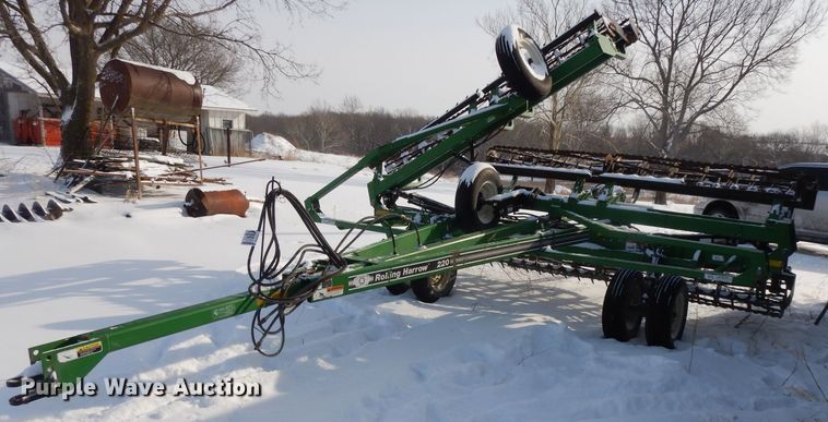 image for item DL2135 Unverferth Rolling Harrow 220  rolling harrow