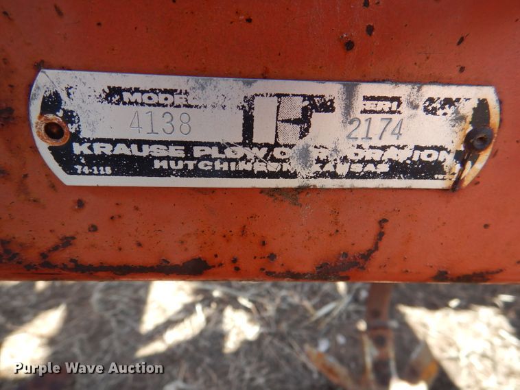 image for item DL4732 Krause 4138  field cultivator