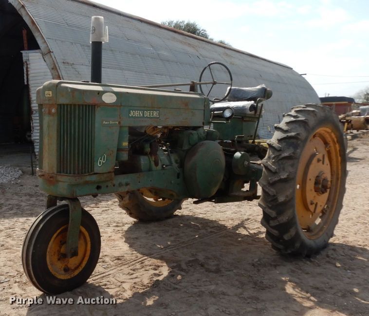 image for item DM2800 1953 John Deere 60  tractor