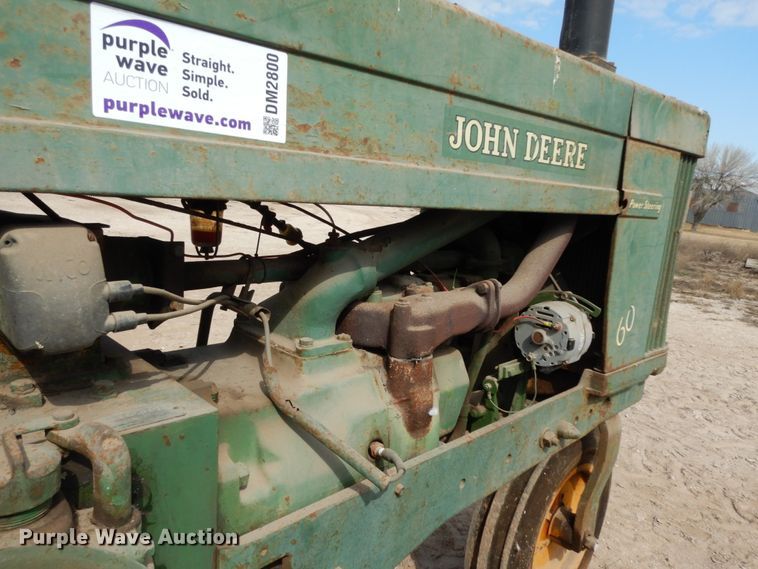 image for item DM2800 1953 John Deere 60  tractor
