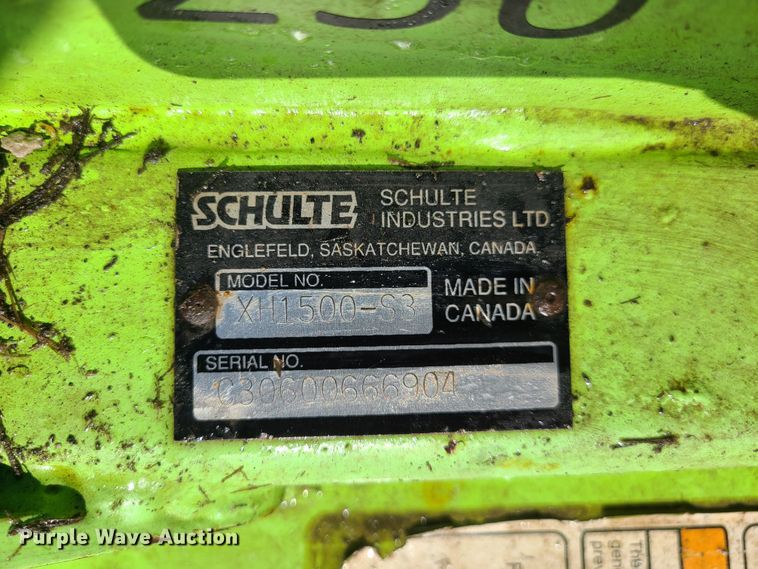 image for item DN6179 Schulte XH1500-S3 batwing rotary mower