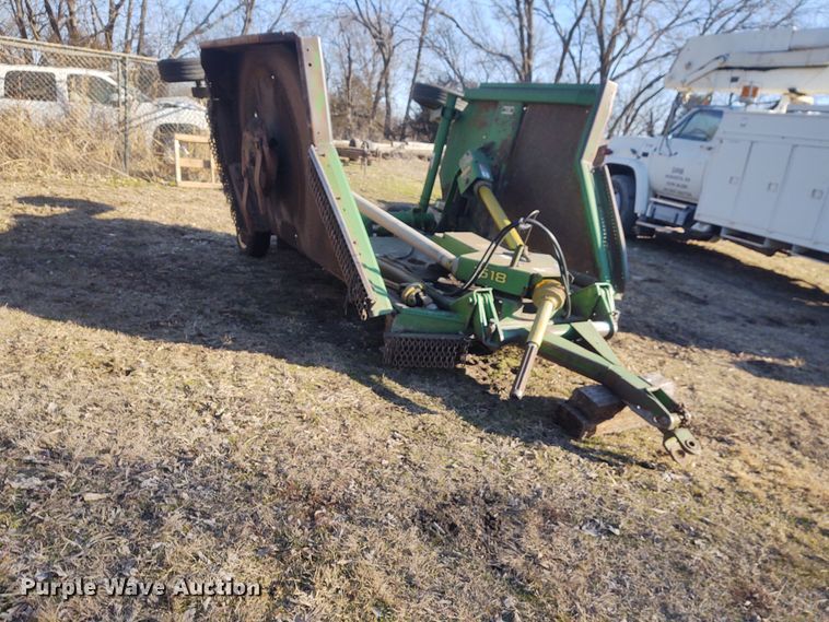 image for item FY9837 John Deere 1518 batwing rotary mower