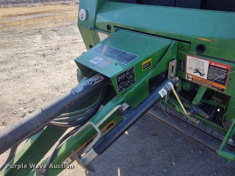 image for item FY9880 2010 John Deere 468  Mega Wide Plus round baler