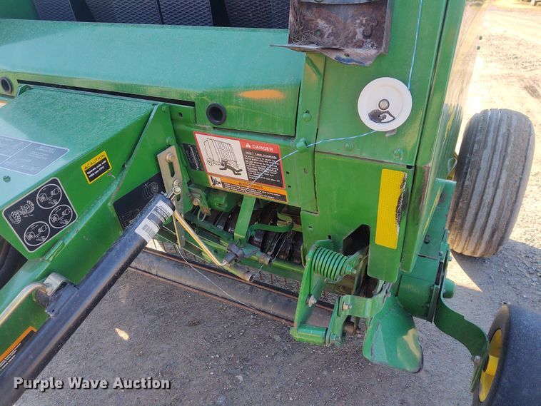 image for item FY9880 2010 John Deere 468  Mega Wide Plus round baler