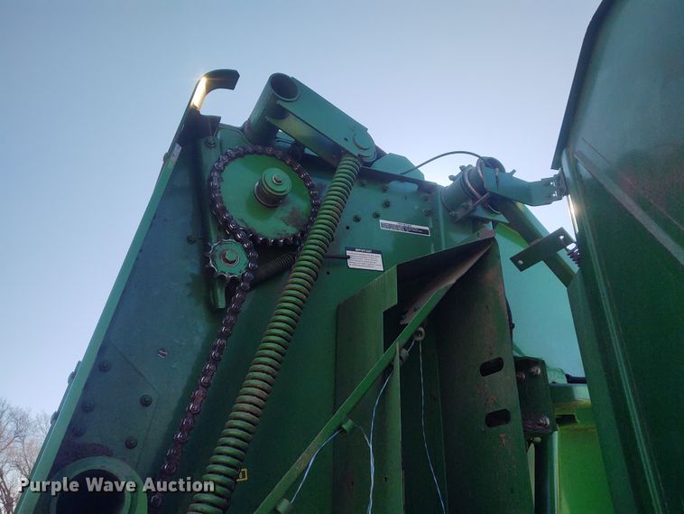 image for item FY9880 2010 John Deere 468  Mega Wide Plus round baler
