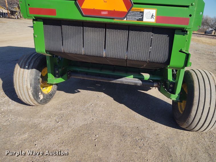 image for item FY9880 2010 John Deere 468  Mega Wide Plus round baler