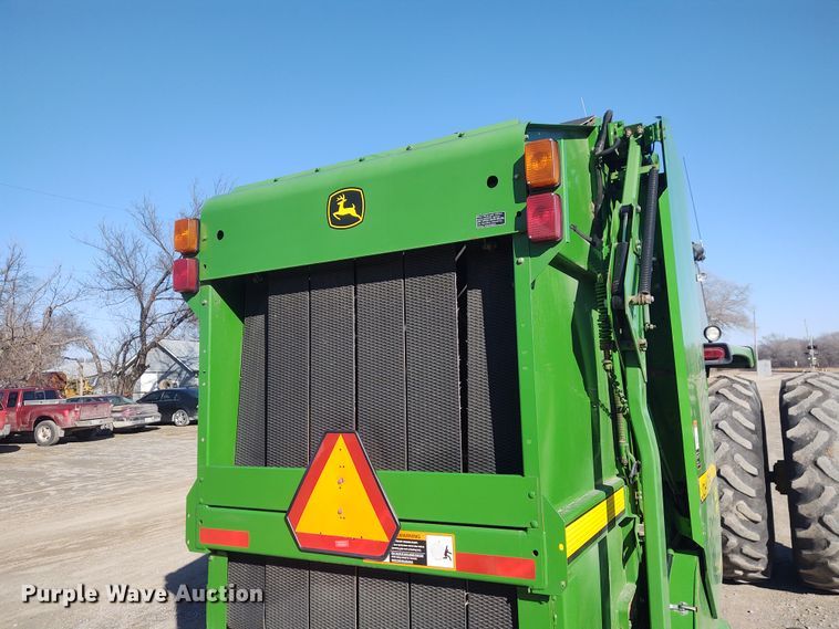 image for item FY9880 2010 John Deere 468  Mega Wide Plus round baler
