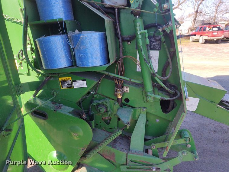 image for item FY9880 2010 John Deere 468  Mega Wide Plus round baler