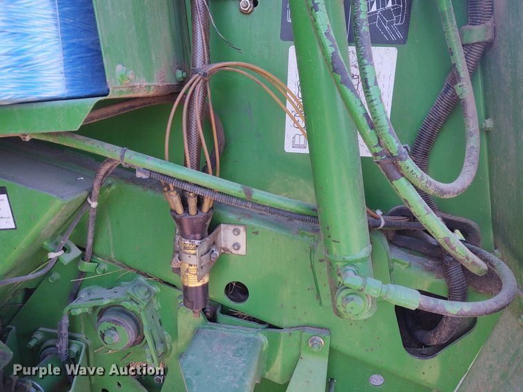 image for item FY9880 2010 John Deere 468  Mega Wide Plus round baler