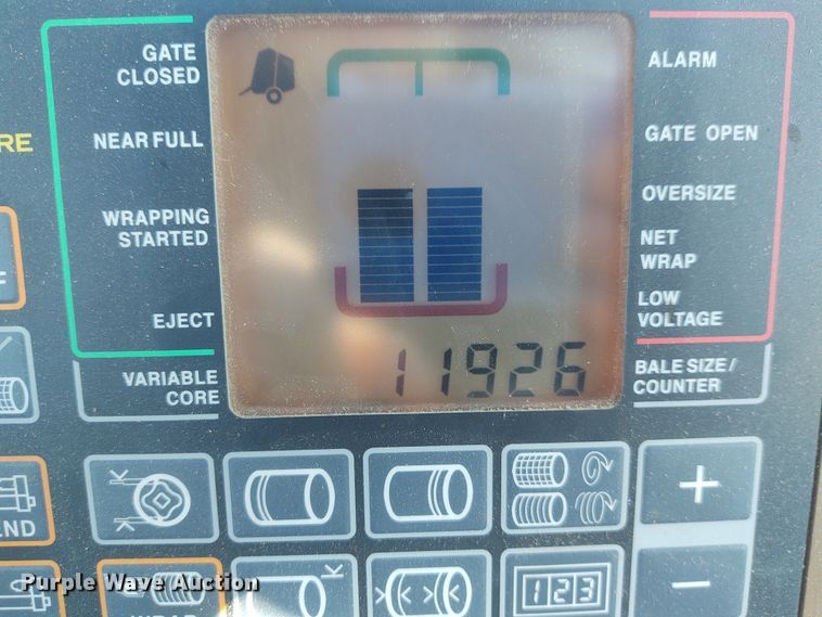 image for item FY9880 2010 John Deere 468  Mega Wide Plus round baler