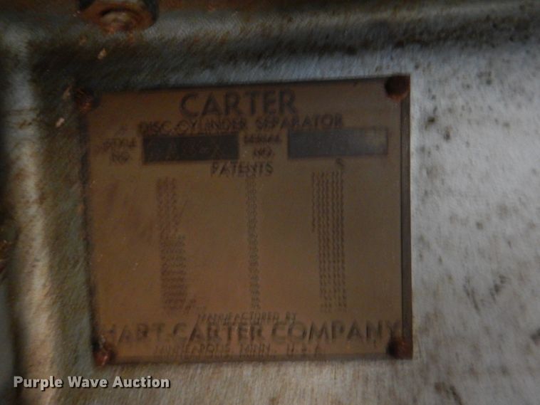 image for item HW9874 Carter disc cylinder separator