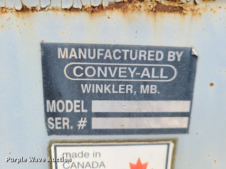 image for item IA9292 Convey All BT-240 seed tender