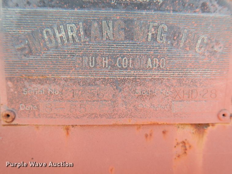 image for item IP9066 1985 Mohrlang XHD28  manure spreader