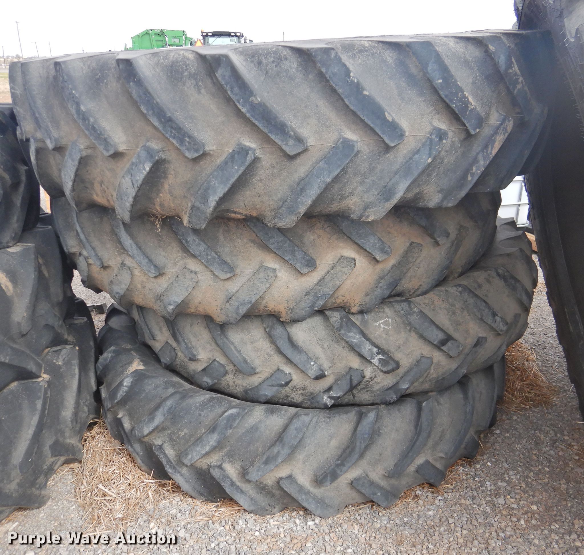 (4) Goodyear Super Traction Radial DT800 480/80R50 tires in Pampa, TX