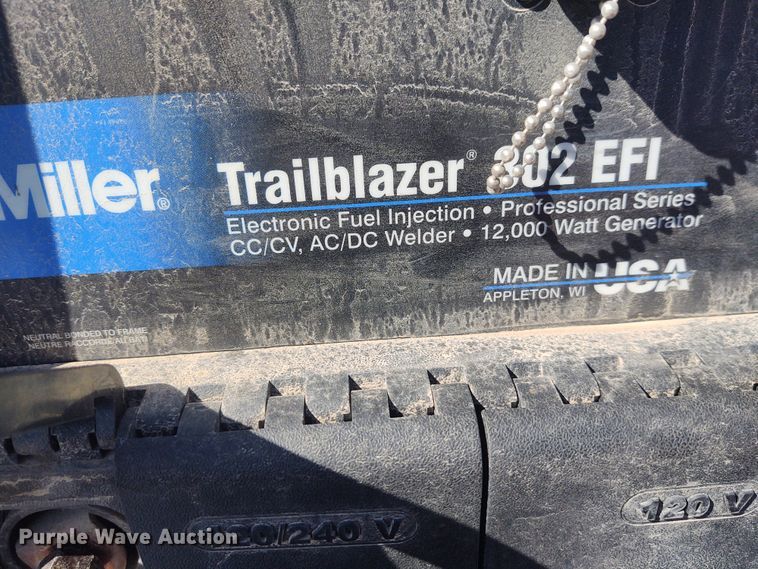 image for item FY9916 Miller Trailblazer 302 EFI  welder generator