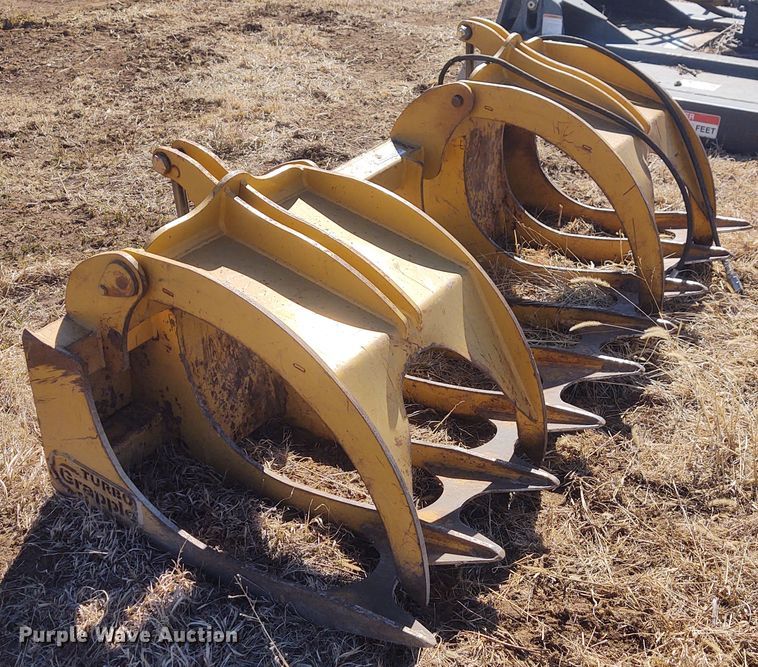 image for item FY9922 Turbo Grapple  85"W skid steer grapple bucket