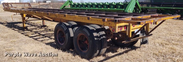 image for item FY9939 1966 Fontaine hay bale trailer