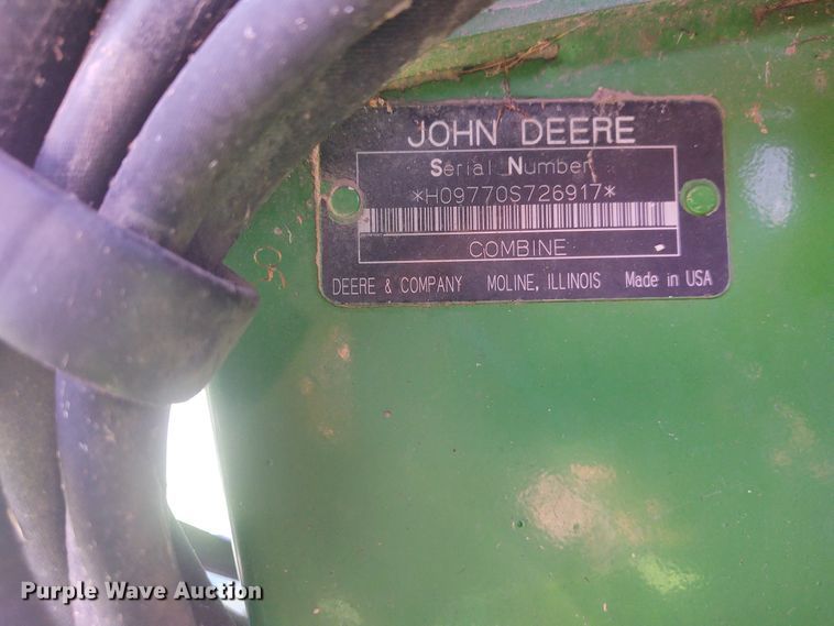 image for item FY9943 2008 John Deere 9770 STS  combine
