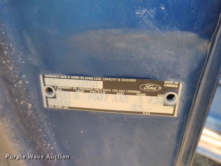 image for item FY9944 1979 Ford F600  grain truck