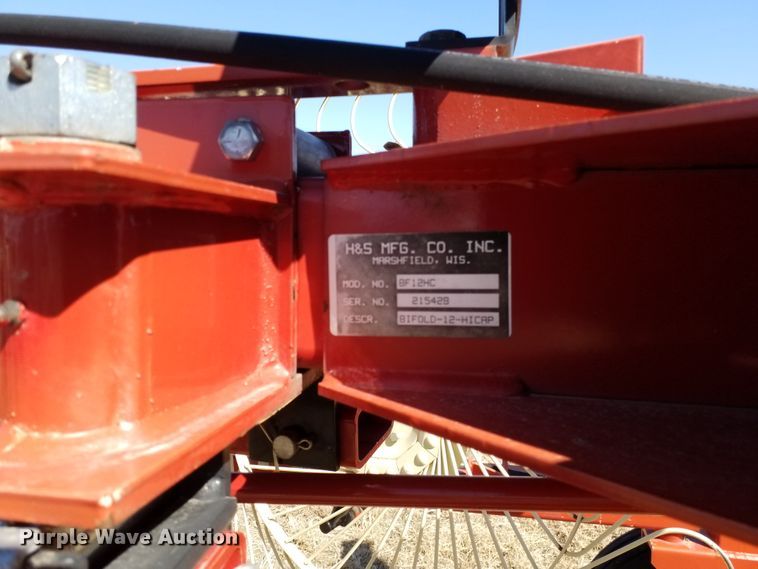 image for item FY9959 H&S BF12HC Hi-Capacity hay rake