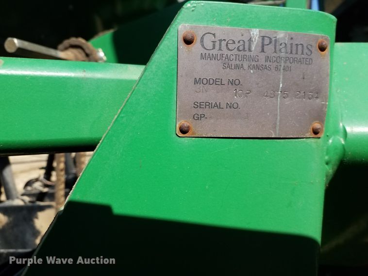 image for item FY9961 Great Plains 3N-3010P  no-till grain drill