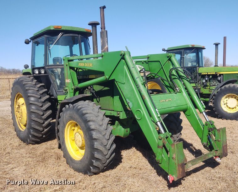 image for item FY9967 1986 John Deere 4450  MFWD tractor