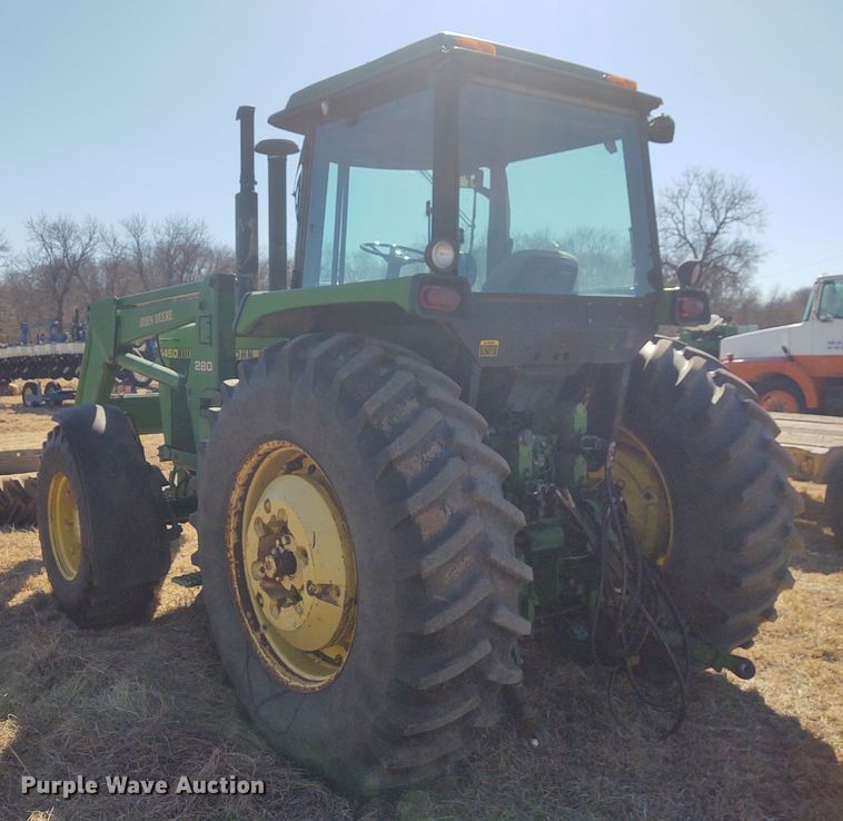 image for item FY9967 1986 John Deere 4450  MFWD tractor