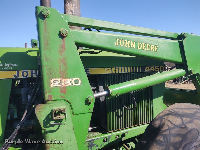 image for item FY9967 1986 John Deere 4450  MFWD tractor