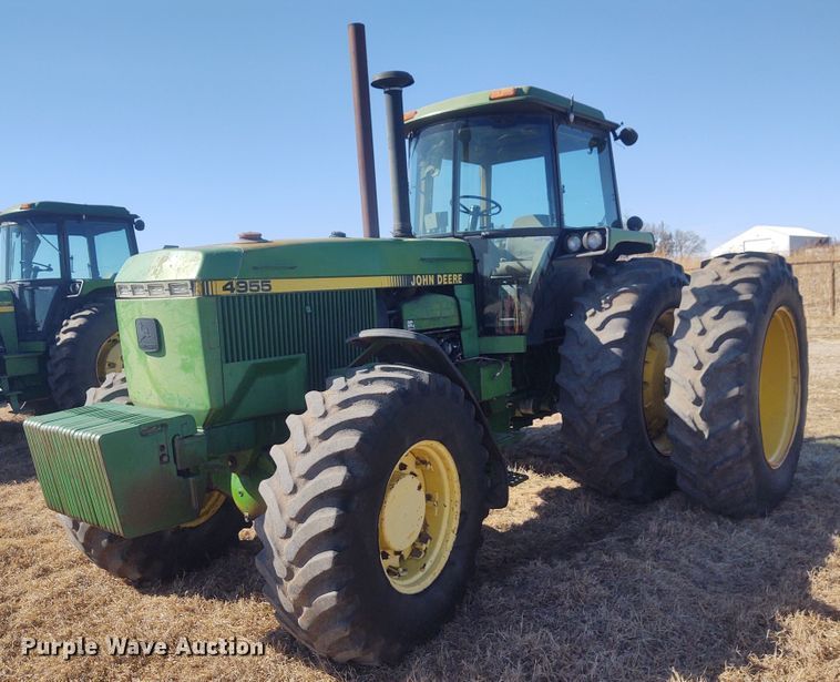 image for item FY9968 1990 John Deere 4955  MFWD tractor
