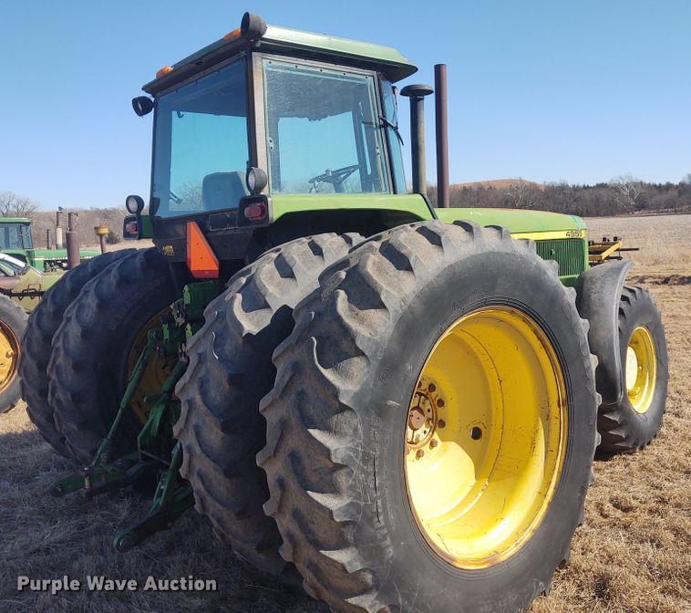 image for item FY9968 1990 John Deere 4955  MFWD tractor