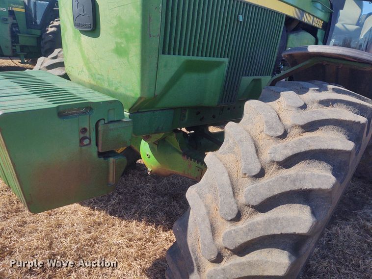 image for item FY9968 1990 John Deere 4955  MFWD tractor